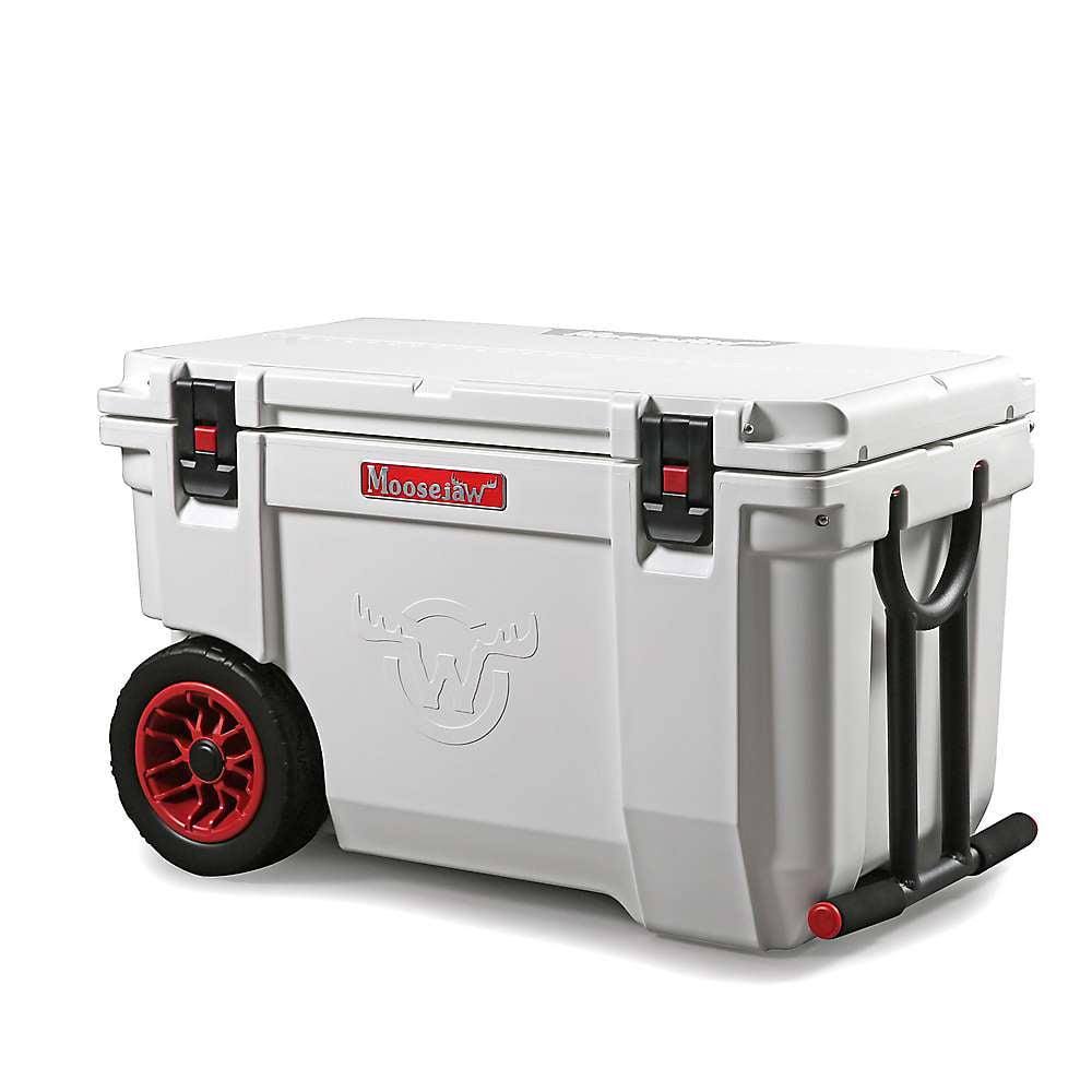Moosejaw Ice Fort 55-Quart Rolling Hard Cooler, Size: 55 Quart, White