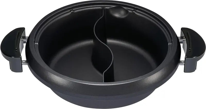 Zojirushi EP-PFC20HA Gourmet d'Expert Electric Skillet, Dual Hot Pot & Griddle, Tempered Glass Lid, Adjustable Temperature, Gray