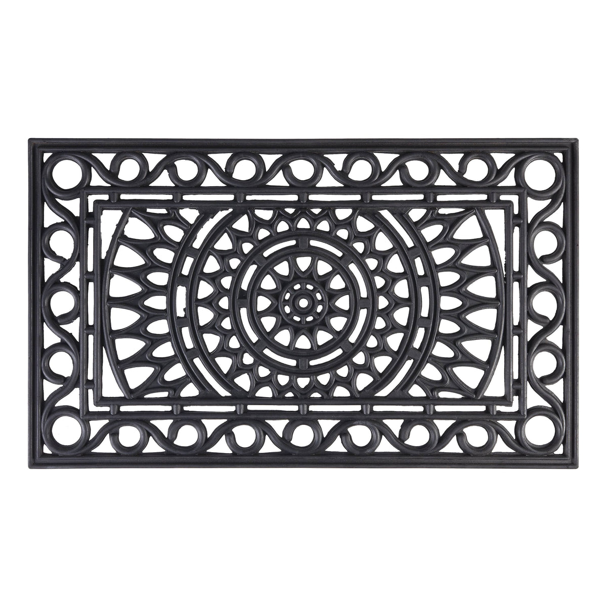Mainstays 18" x 30" Rubber Ironwork Indoor & Outdoor Doormat - Each