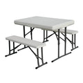 Stansport Heavy-Duty Picnic Table and Bench Set