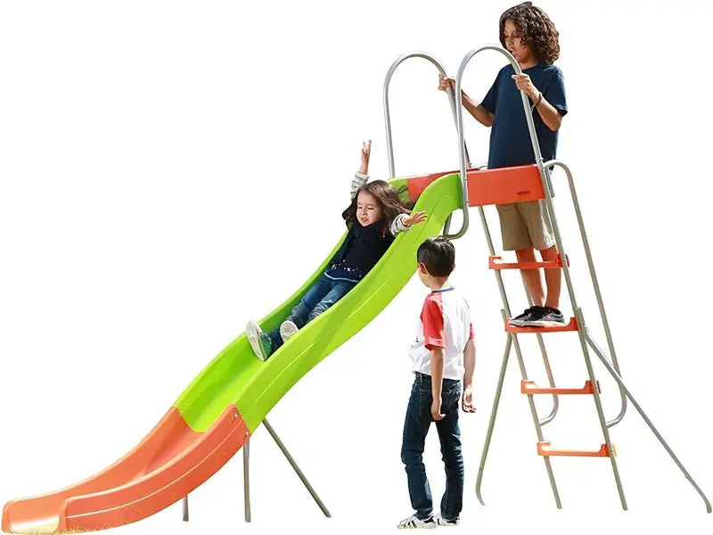 Swing-N-Slide Outdoor Play Set: 10 ft Freestanding Climber with Slide & Swings for Kids â€?Ideal for Backyard Playground