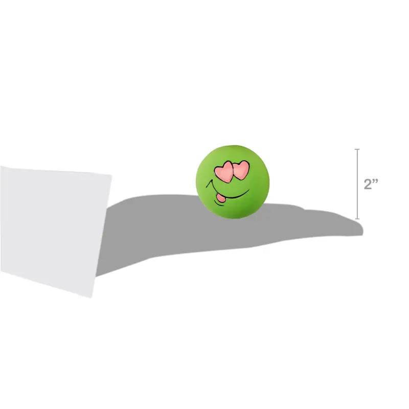 Vibrant Life Playful Buddy Emoticon Dog Chew Toy, Chew Level 2, 3 Count