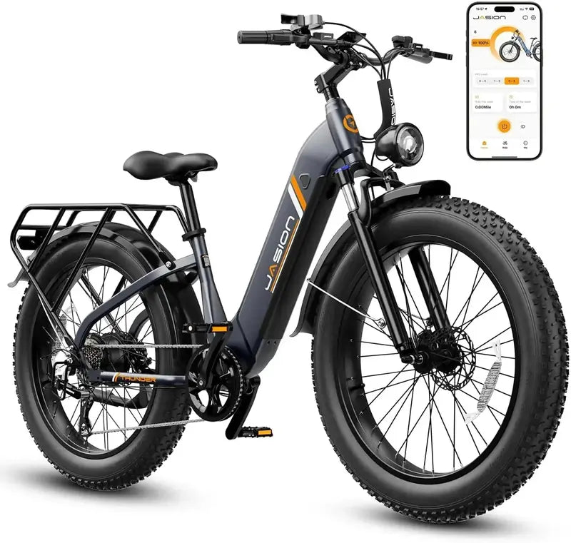 Thunder 1500W Electric Fat-Tire Bike â€?30+ MPH Top Speed, 80-Mile Range, Hydraulic Disc Brakes
