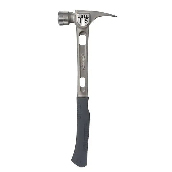 Stiletto TB3MC 15 oz Titanium Ti-Bone III Hammer â€?Milled Face & Ergonomic Curved Handle