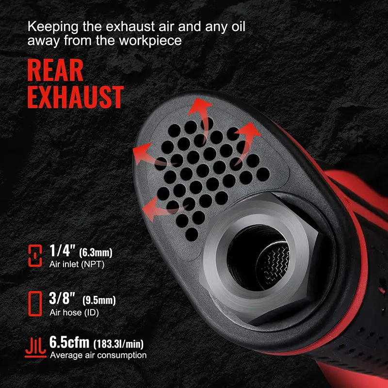 WORKPRO 1/2â€?Air Impact Wrench for Automotive Tire Changes & Mechanical Repairs