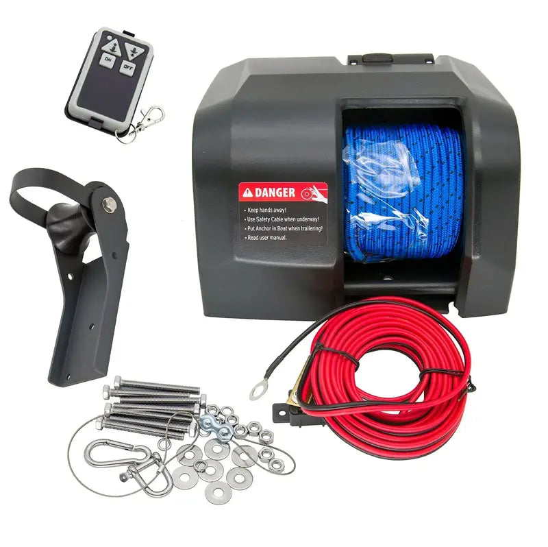 Wireless-Controlled Electric Saltwater Windlass â€?Marine Anchor System for Boats and Yachts