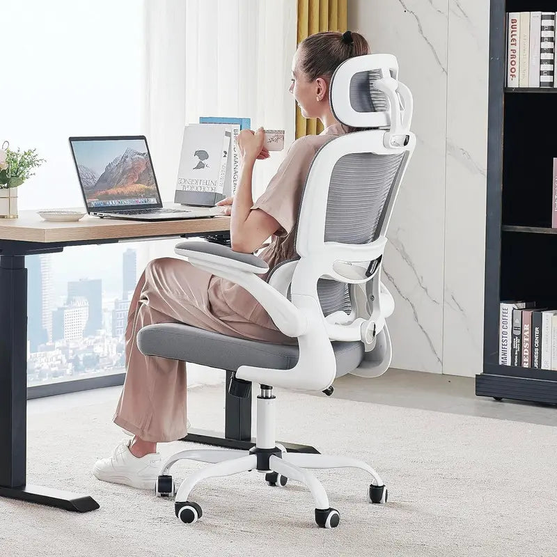 TRALT Ergonomic Office Chair â€?Heavy-Duty 330 lb Capacity Home or Gaming Seat with 360° Casters