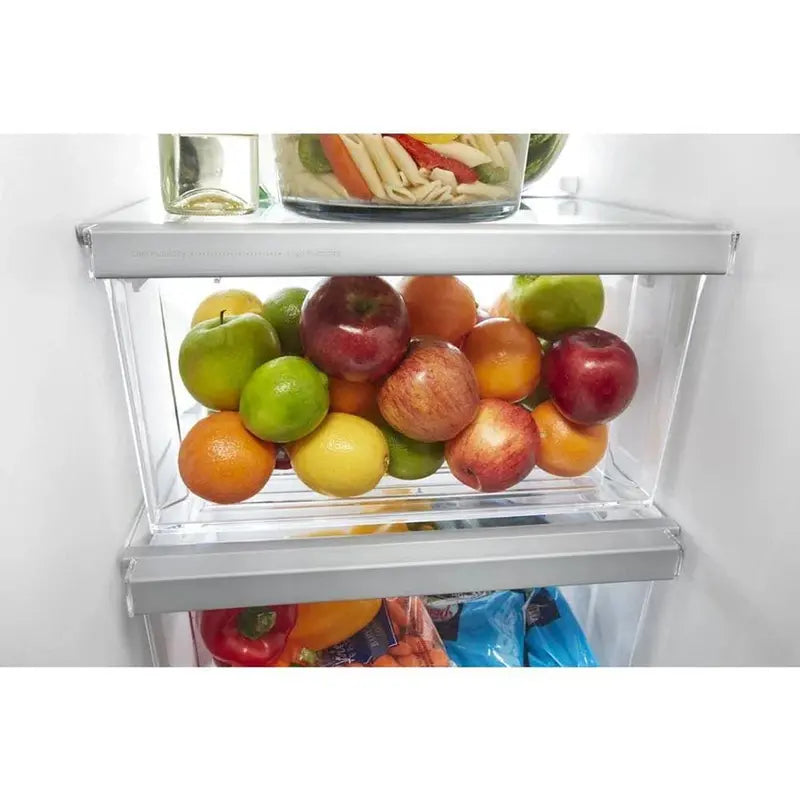 Stainless Steel 24 Cu. Ft. Side-by-Side Refrigerator â€?36-Inch Wide Modern Kitchen Appliance
