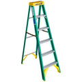 Werner 5906 6â€?Fiberglass Step Ladder with Yellow Top 22lb. Load Capacity Type II Duty Rankings