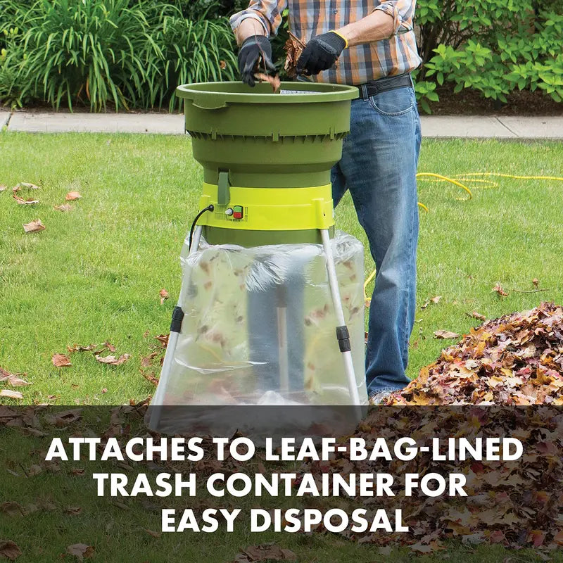 Sun Joe Electric Leaf Mulcher with 13-Amp Motor and 16:1 Shredding Ratio