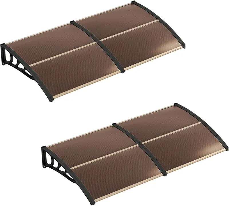 Sun and Rain-Resistant Window or Door Awning â€?UPF 50+ UV Protection