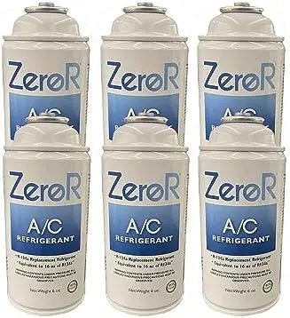 ZeroR® 6-Pack R134a AC Refrigerant for Efficient Recharging