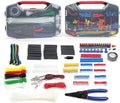 WORKPRO 582-Piece Electrical Repair Kit: Crimp Terminals, Heat Shrink Tubing & Wire Tools