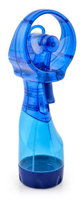 O2cool Deluxe Handheld Battery Powered Water Misting Fan Pink - New 3.7 inch by 10.6 inch, Blue