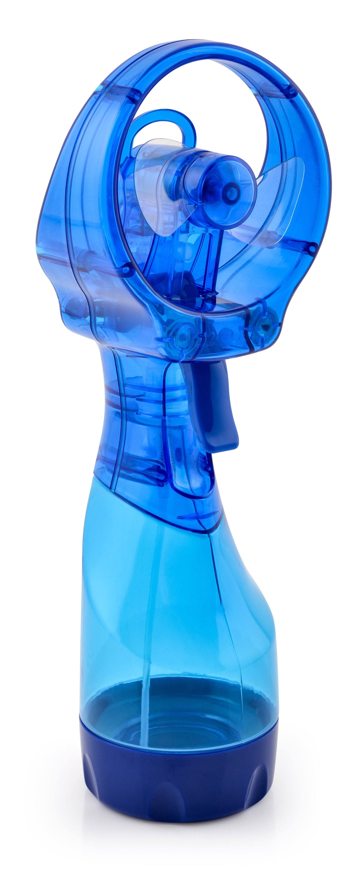O2cool Deluxe Handheld Battery Powered Water Misting Fan Pink - New 3.7 inch by 10.6 inch, Blue