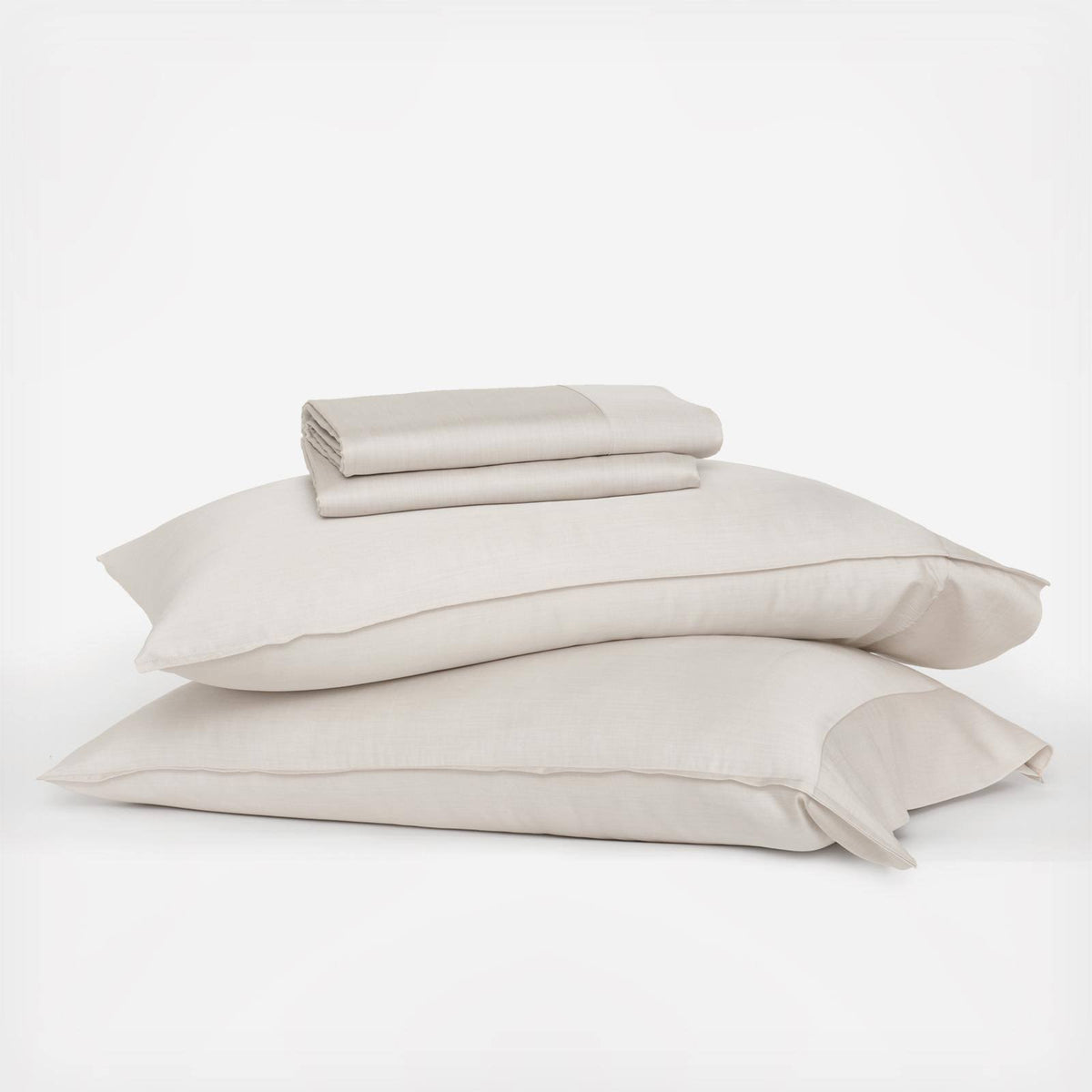 Buffy Eucalyptus 4-Piece Sheet Set - Light Grey