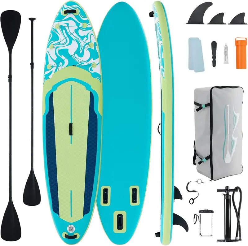 Sweetcrispy 2-in-1 Inflatable SUP Board â€?Includes Adjustable Paddle & Full Accessory Set