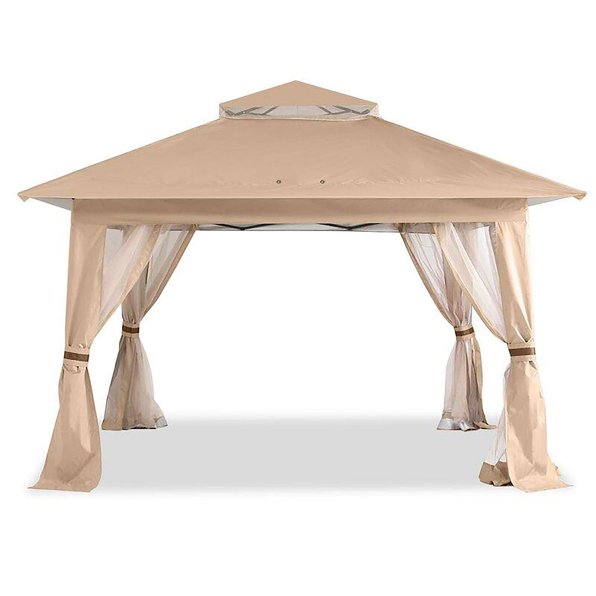 ABCCANOPY Pop Up Gazebo 13x13 - Outdoor Canopy Tent with Mosquito Netting for Patio Garden Backyard (Khaki)