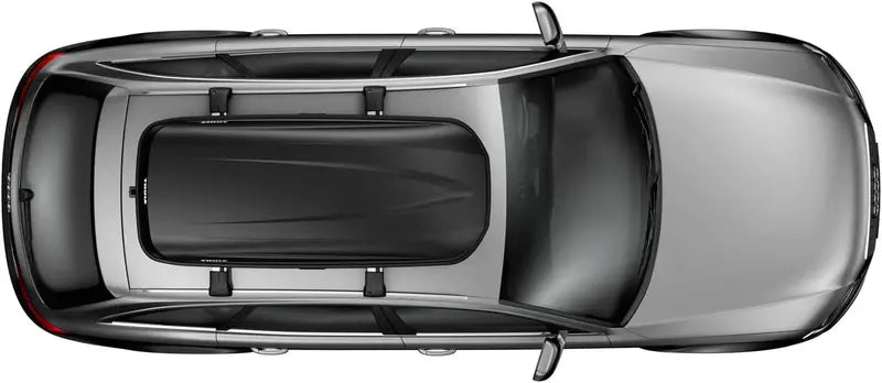 Thule Pulse Large Rooftop Cargo Box â€?Aerodynamic, Weatherproof Roof Rack Carrier in Matte Black