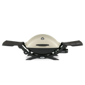 Weber Q 2200 Portable Gas Grill â€?Stainless Steel Burner, Cast-Iron Grates, and Foldable Side Tables