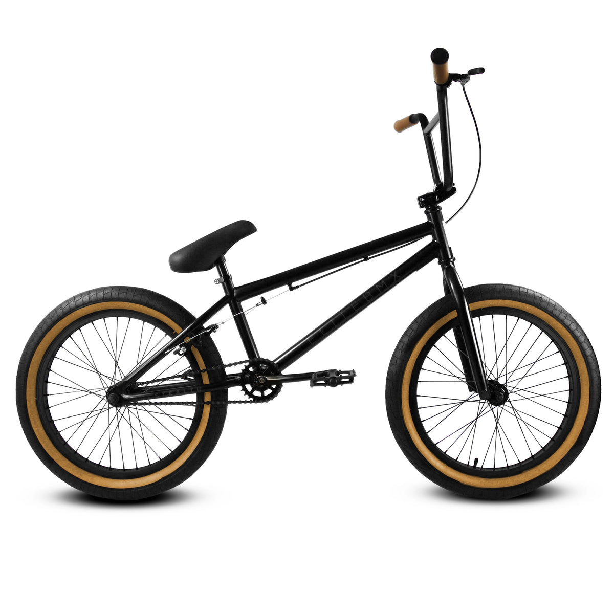 Elite BMX Bicycle 20 Freestyle Bike - Stealth Blue Purple Ideal for Ages 7 to 18 Years