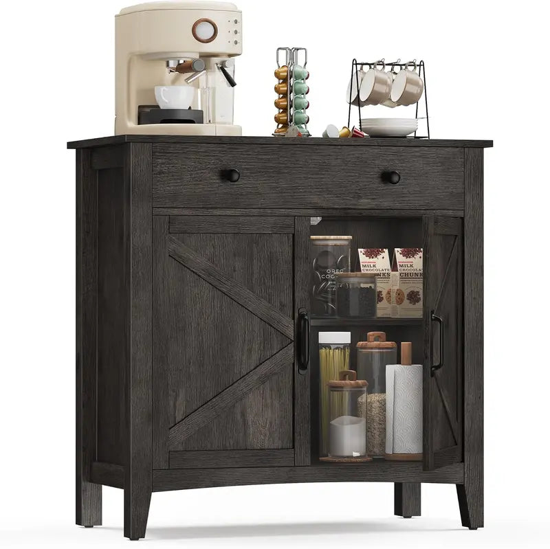 VASAGLE LIRY Collection Buffet Cabinet â€?Multi-Use Storage Credenza or Sideboard