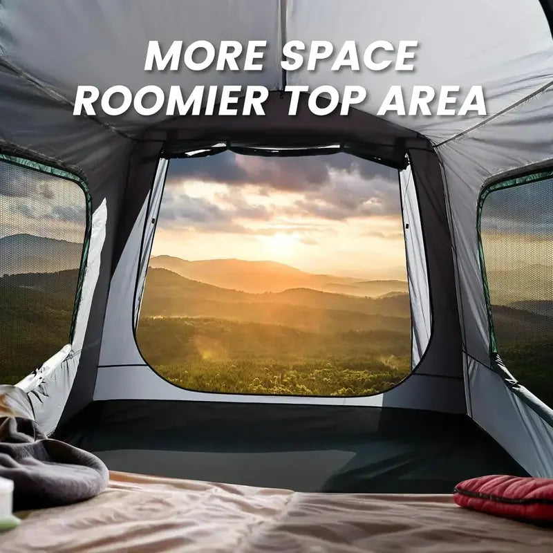 SUV-Style 5â€? Person Waterproof & Windproof Car Camping Tent â€?Rectangular Family-Friendly Roof Tent