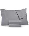 Ashford 1500-Thread Count 4-pc. Solid Queen Sheet Set - Dark Grey