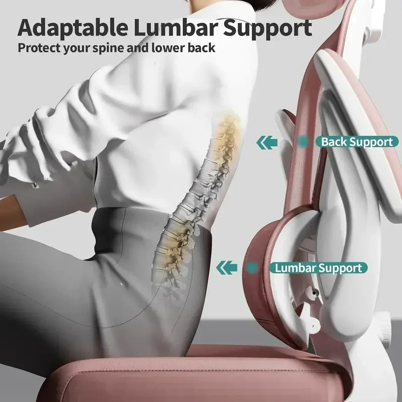 TRALT Ergonomic Office Chair â€?Heavy-Duty 330 lb Capacity Home or Gaming Seat with 360° Casters