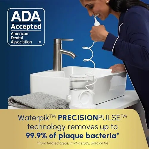 Waterpik Sonic-Fusion 2.0 Professional Flossing Toothbrush & Water Flosser Combo â€?White SF-04