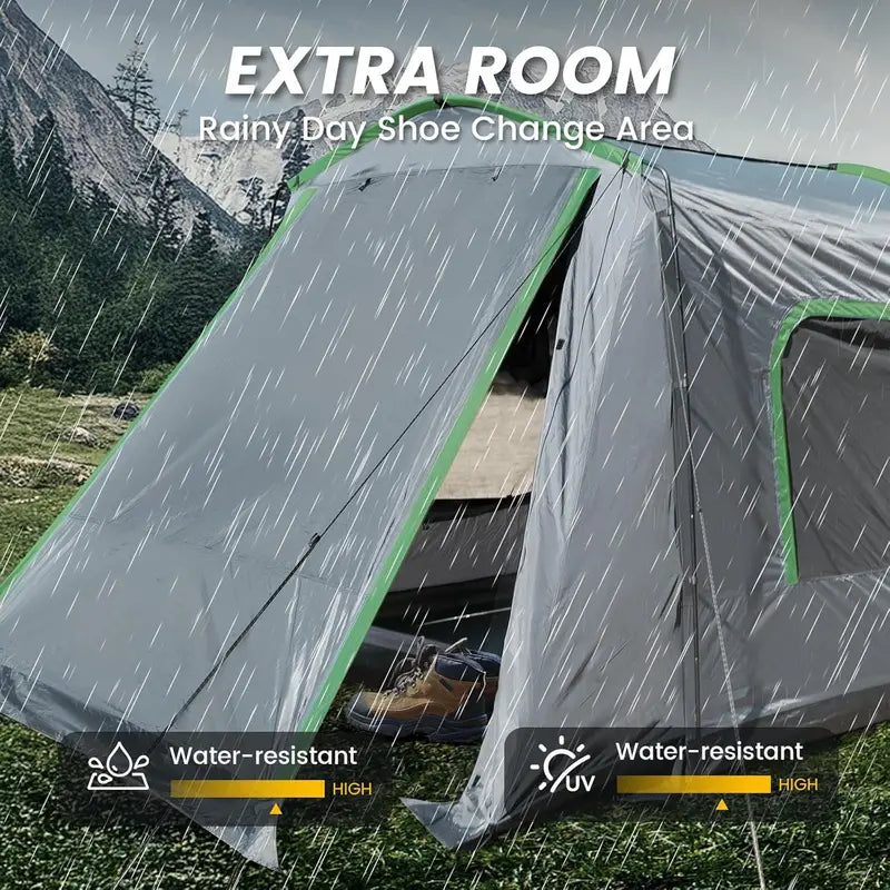 SUV-Style 5â€? Person Waterproof & Windproof Car Camping Tent â€?Rectangular Family-Friendly Roof Tent