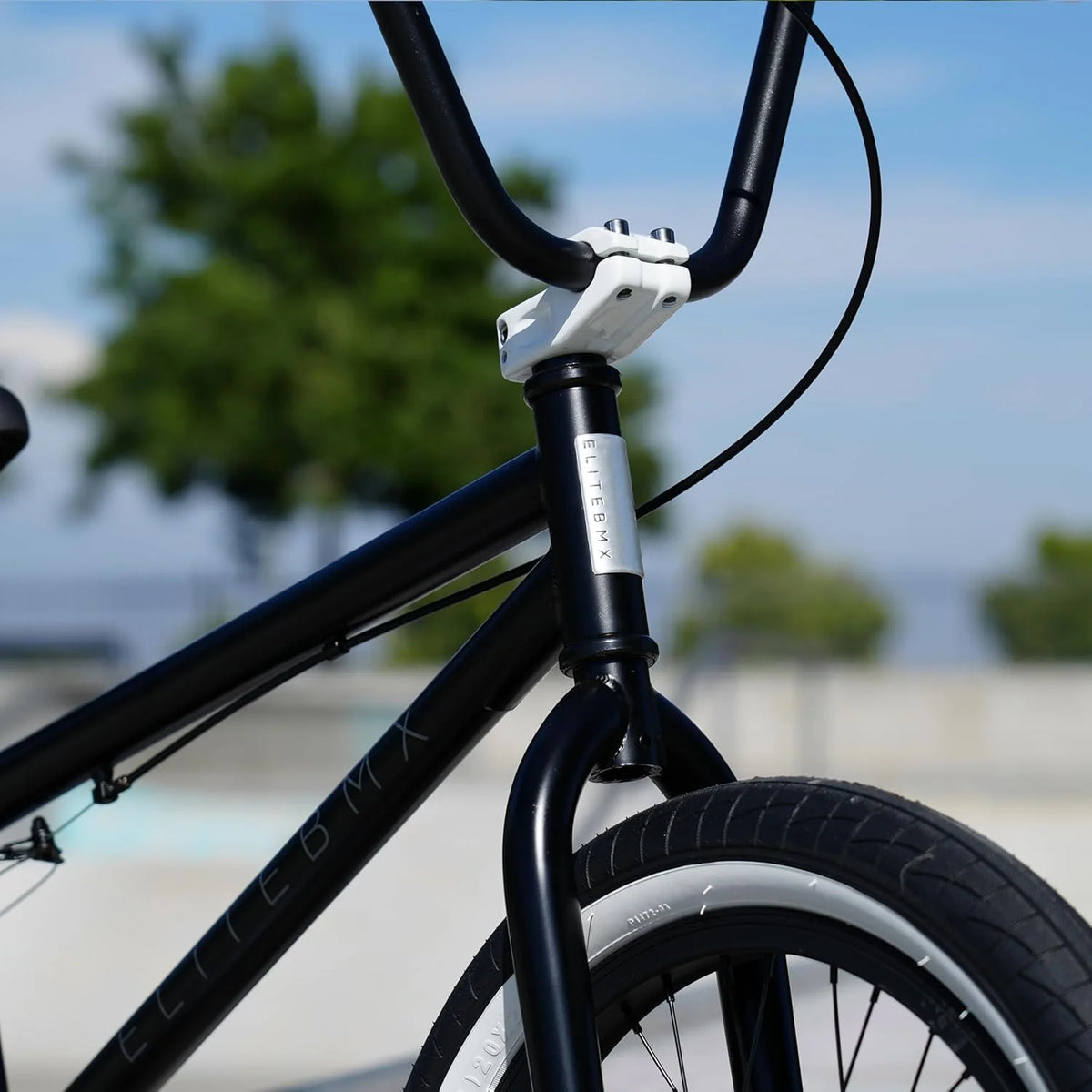 Elite BMX Bicycle 20 Freestyle Bike - Stealth Blue Purple Ideal for Ages 7 to 18 Years