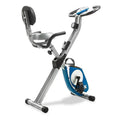 XTERRA FB350 Folding Exercise Bike â€?Silver Frame, Magnetic Resistance & Space-Saving Home Fitness