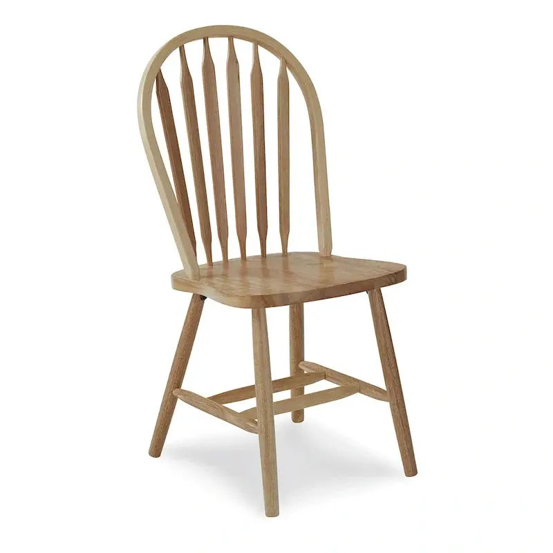 Windsor-Style Solid Wood Dining Chair â€?Classic Arrowback Design for Formal or Casual Spaces