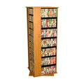 Venture Horizon Rotating Media Tower in Rich Walnut Finish with Ample Storage