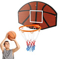 Wall-Mounted Basketball Hoop â€?26â€?x 17.5â€?Shatter-Proof Backboard for Indoor/Outdoor Use