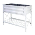 Vigoro Stand Up Steel Raised Garden Planter with Liner 82230HD