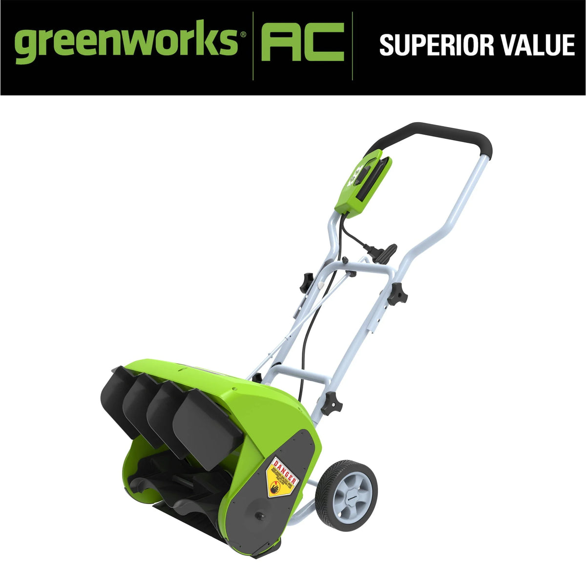 Greenworks 10 Amp 16 - Inch Corded Electric Snow Blower, 26022