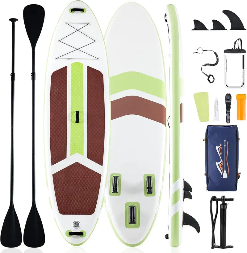 Sweetcrispy 2-in-1 Inflatable SUP Board â€?Includes Adjustable Paddle & Full Accessory Set