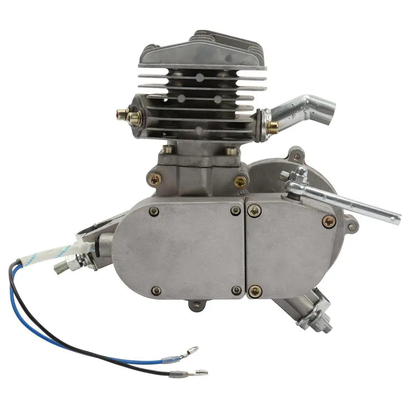 Zimtown 80cc 2-Stroke Bicycle Motor Kit â€?Silver-White Engine Conversion for 26-Inch Wheels