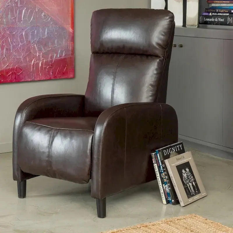Stratton Reclining Accent Chair by Christopher Knight Home â€?Upholstered Living Room Lounger