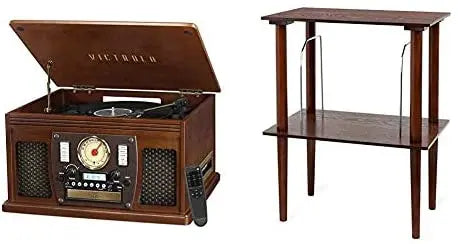 Victrola 8-in-1 Bluetooth Record Player â€?Turntable with Built-in Speakers & Wireless Streaming