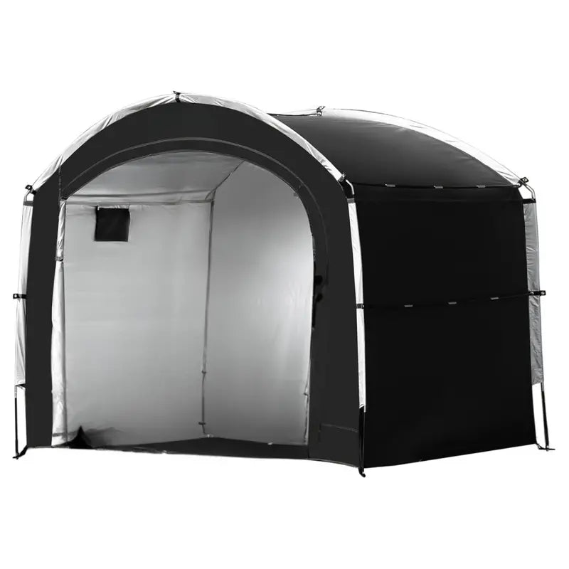 Water-Resistant Bike Storage Tent â€?Fits 2 to 8 Bikes, Easy Setup Shelter
