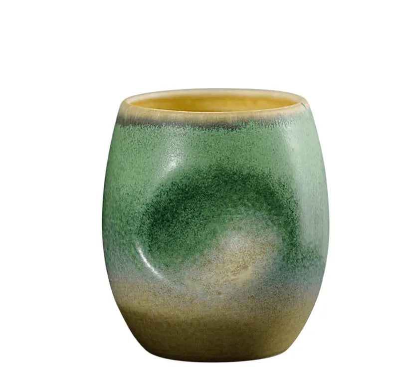 Zonema Natural-Glaze Ceramic Espresso Mug â€?Handcrafted Matte Finish