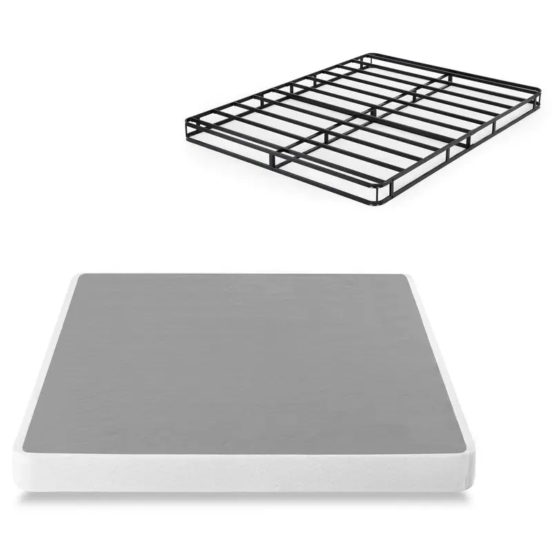 Zinus Steel Mattress Foundation, 5-Inch Low Profile, Durable with 700 lbs Capacity, Includes Cover, Tools & Instructions, 5-Year Warranty