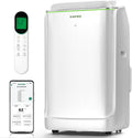 ZAFRO 8,000 BTU Portable AC Unit â€?4-Mode Energy-Efficient Cooler with Remote, 24-Hour Timer, Ideal for Bedrooms & Dorms, White Design