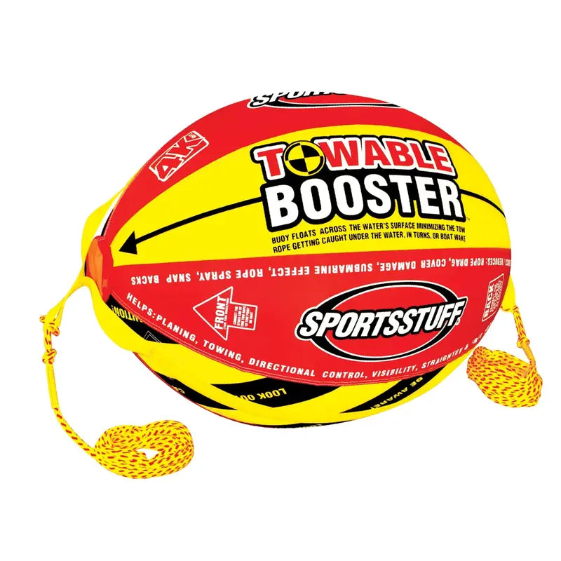 Sportsstuff Booster Ball Towable Tube Rope Performance Enhancer with 60-ft 4100-lb Strength Rope