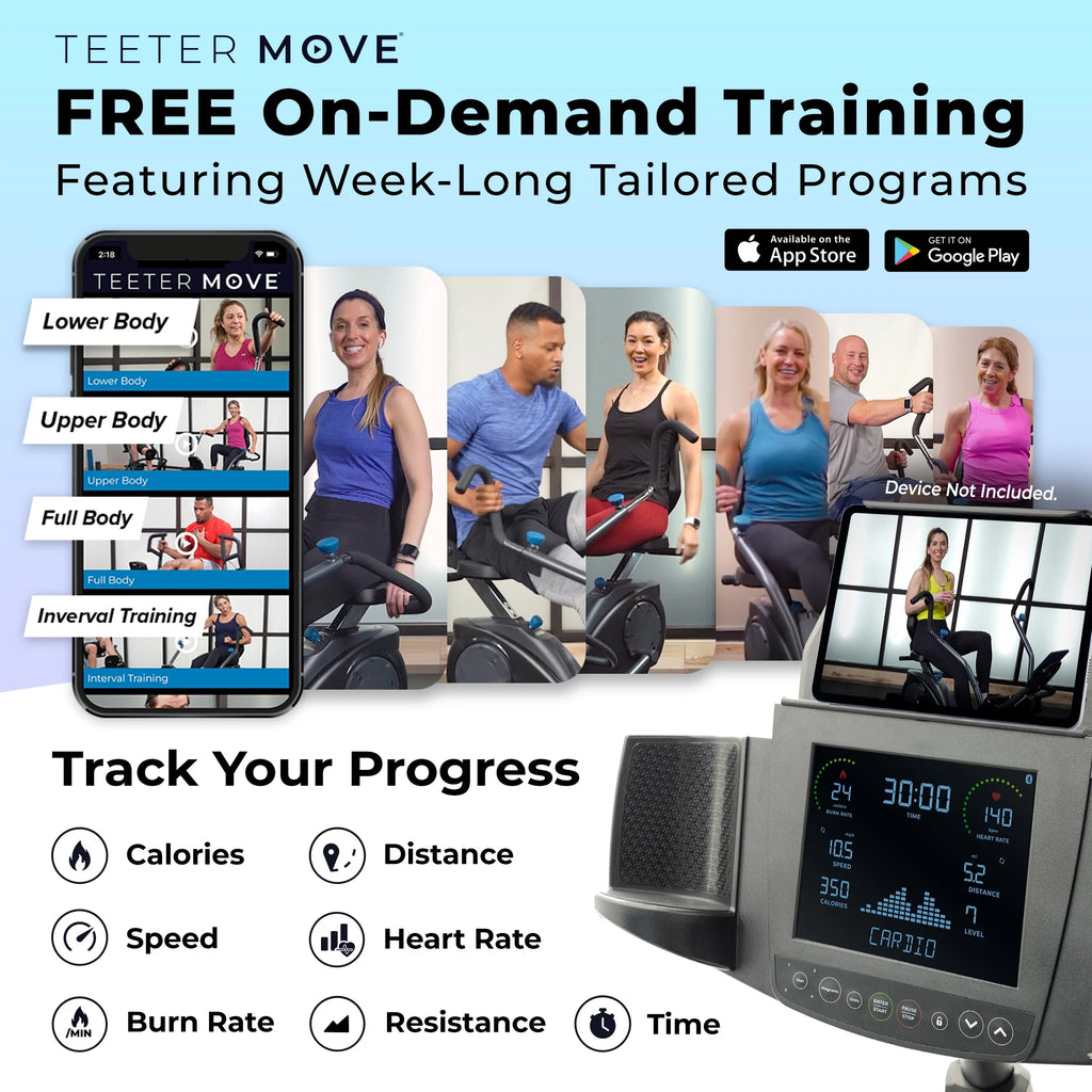 Freestep LT7 Recumbent Cross Trainer Stepper - Zero - Impact Exercise W/Patented Physical Therapy Stride Technology; LCD Console W/21 Programs, Bluetooth HRM Compatible; Free App W/Trainer - LED Workouts