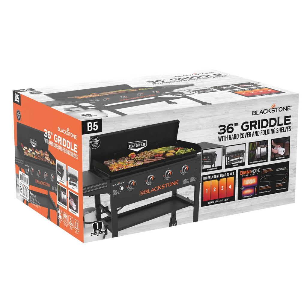 Blackstone 4 - Burner 36" Griddle Cooking Station with Hard Cover