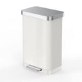 20 Gallon Step on Trash Can Qualiazero Color: White